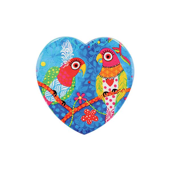 Maxwell & Williams Love Hearts Rainbow Girls 10cm Ceramic Coaster