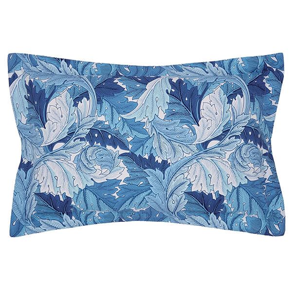 Morris & Co Acanthus Oxford Pillowcase Woad Blue