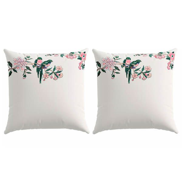 Sanderson Chinoiserie Hall Square Pillowcases Blueberry