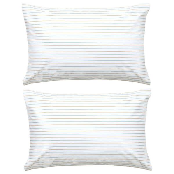 Joules Cotswold Floral Standard Pillowcase Pair Atlantic Blue