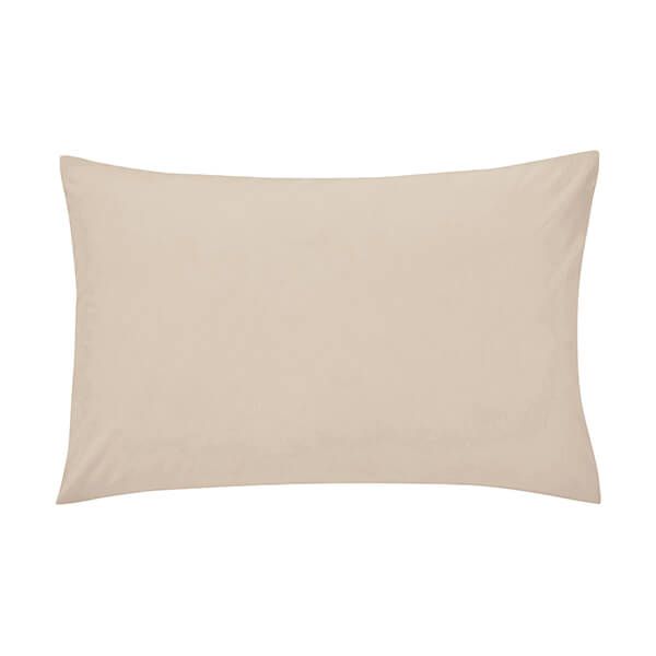 Helena Springfield Plain Dye Standard Pillowcase Stone
