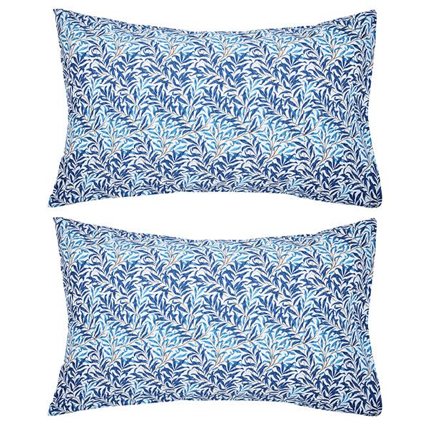 Morris & Co Pimpernel Pair of Standard Pillowcases Woad Blue