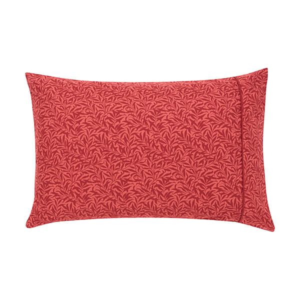Morris & Co Strawberry Thief Housewife Pillowcase Crimson