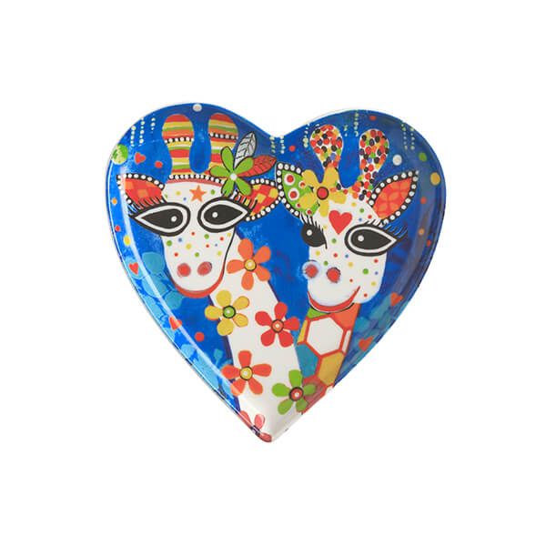 Maxwell & Williams Love Hearts Mr Gee Family 15.5cm Ceramic Plate Gift Boxed