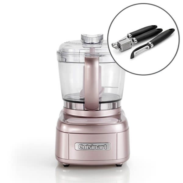Cuisinart Style Collection Mini Prep Pro Vintage Rose With FREE Gift