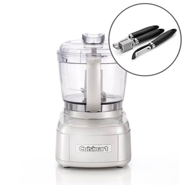 Cuisinart Style Collection Mini Prep Pro Frosted Pearl With FREE Gift