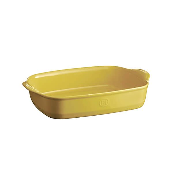 Emile Henry Provence Yellow Ultime Rectangular Baking Dish 36.5cm x 23.5cm