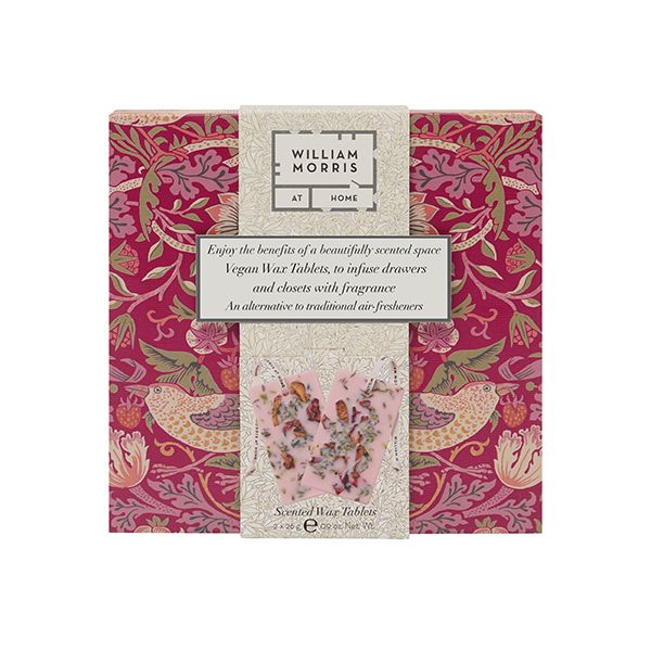 William Morris Strawberry Thief Pack of 2 Scented Wax Tablets