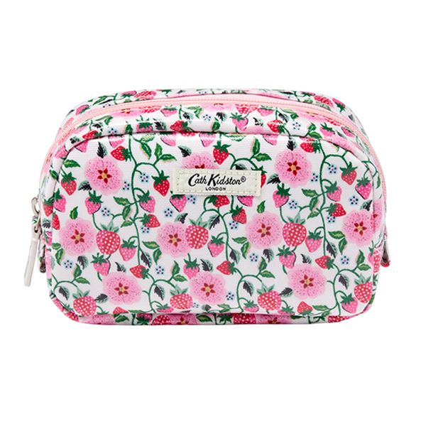 Cath Kidston Strawberry Make Up Bag with Mirror