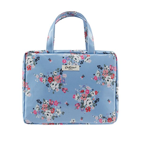 Cath Kidston Clifton Rose Two Part Wash Bag with Handles