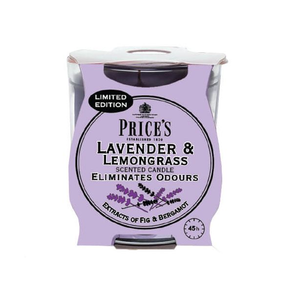 Prices Fresh Air Jar Candle Lavender & Lemongrass