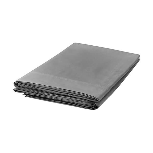 Bedeck of Belfast 300 Thread Count Flat Sheet King Size Charcoal