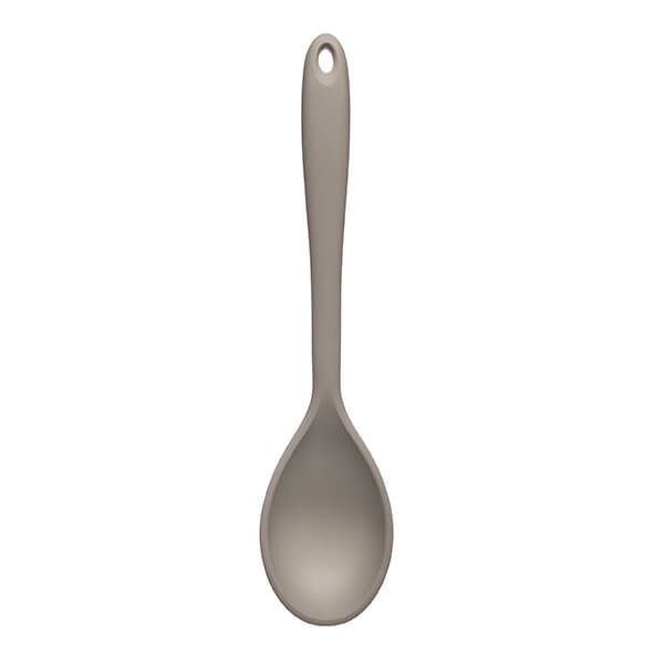 Fusion Twist Silicone Solid Spoon Grey