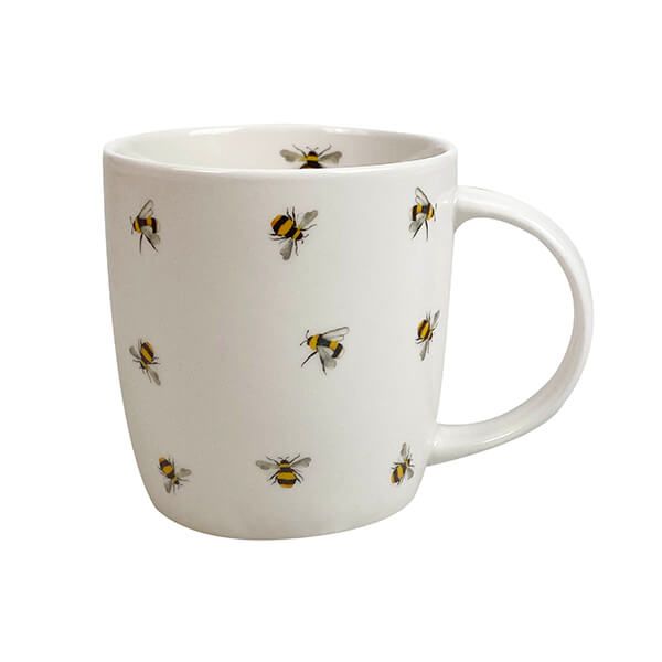 Busy Bees Squat Mug Cream