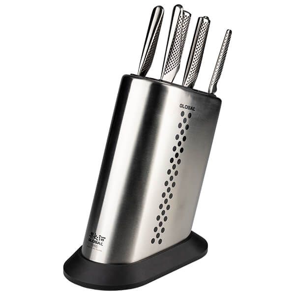Global Knife Block Set With 6 Knives - Exclusive to Harts of Stur