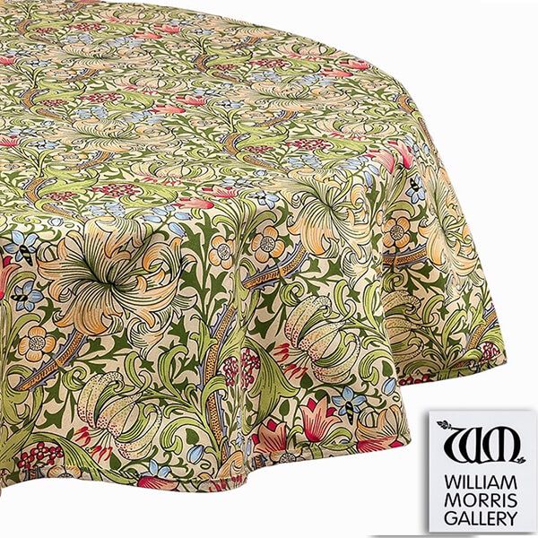 William Morris Golden Lily 132 x 228cm Tablecloth