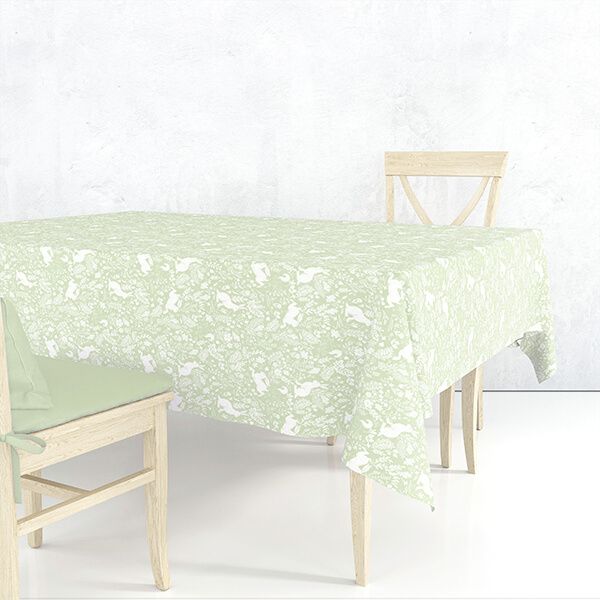 William Morris Forest Life Green 132X132cm Cotton Tablecloth