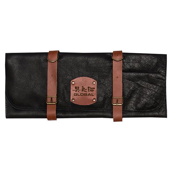 Global GL-458710 Deluxe Leather Case for 10 Knives