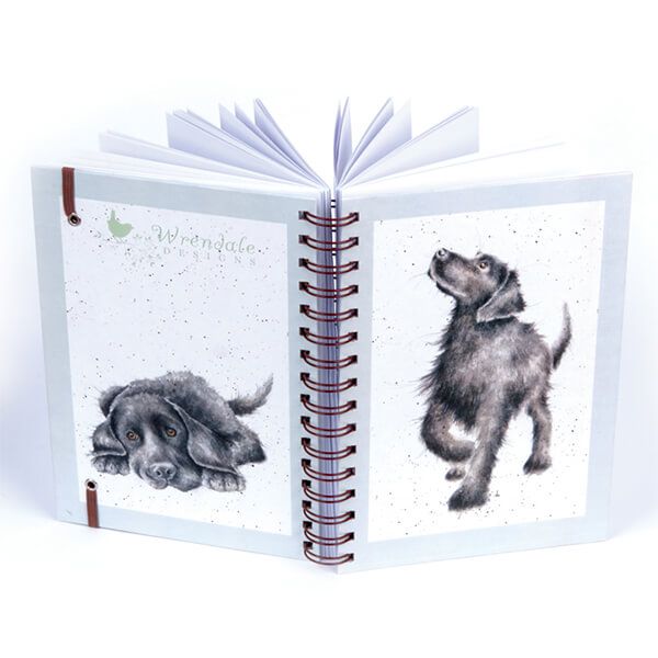 Wrendale Designs Dog Walkies Spiral Bound Notebook