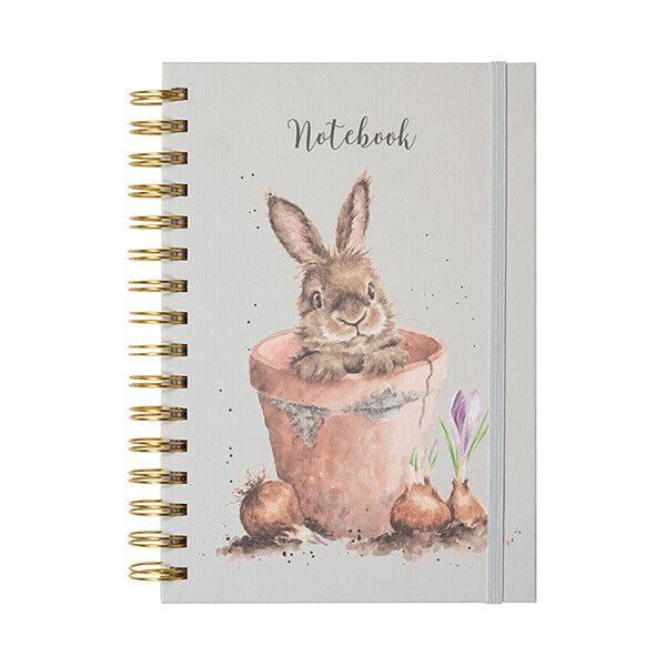 Wrendale Designs Rabbit - The Flower Pot A5 Notebook