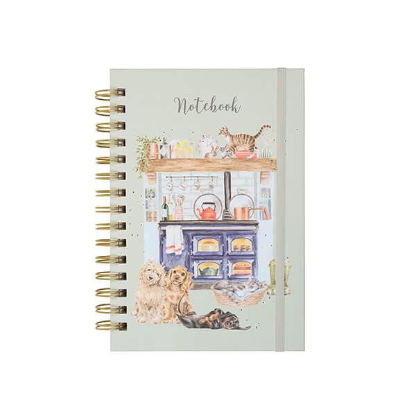 Wrendale Designs 'The Country Kitchen' Dog and Cat A5 Notebook