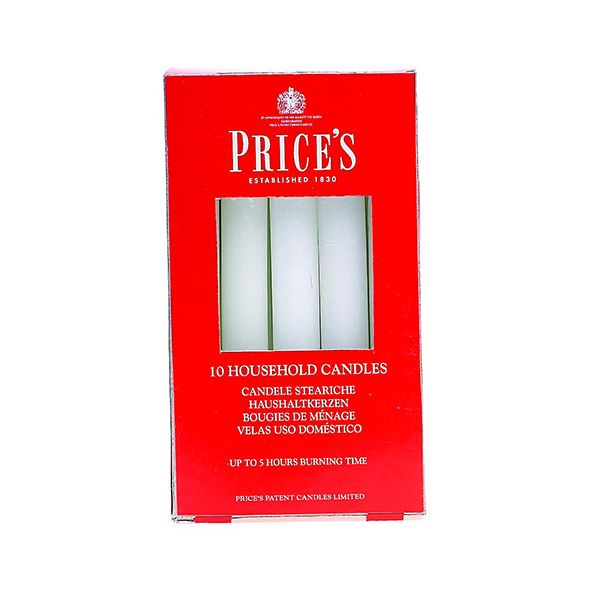 Prices Household Candles Pack of 10