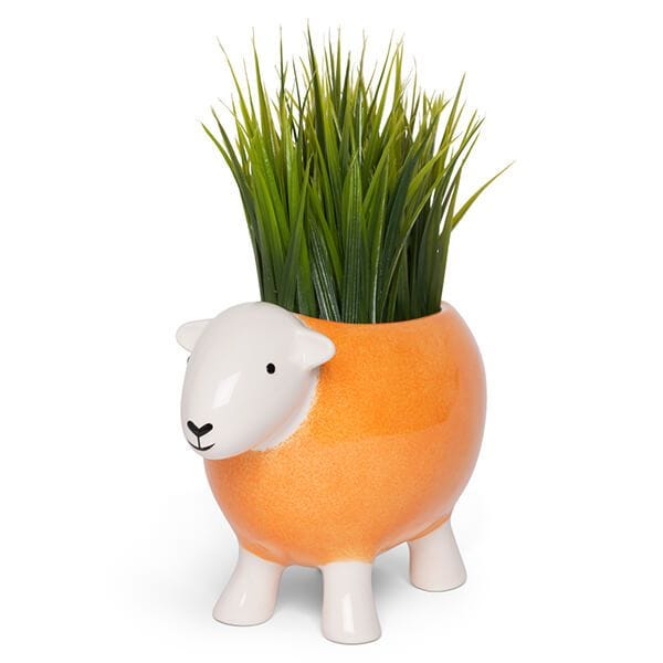 Herdy Stoneware Planter Orange