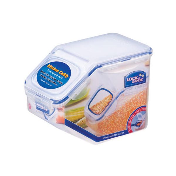 Lock & Lock 5 Litre Kitchen Caddy With Flip-top Lid