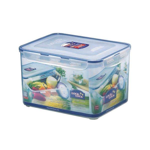 Lock & Lock 9 Litre Rectangular Storage Container With Freshness Tray