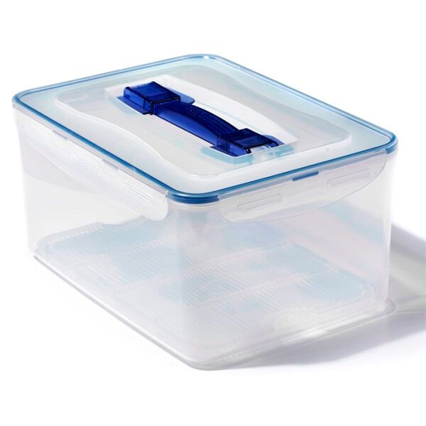 Lock & Lock 8L Rectangle Container with Freshness tray & Carry Handle