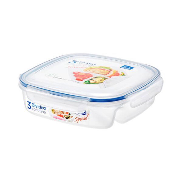 Lock & Lock 1.5 Litre Square Divided Storage Container