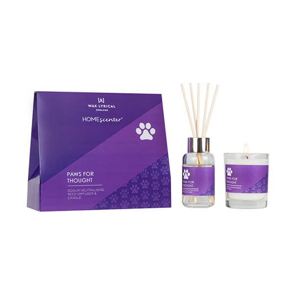 Wax Lyrical Homescenter Paws for Thought Candle & Reed Diffuser Gift Set