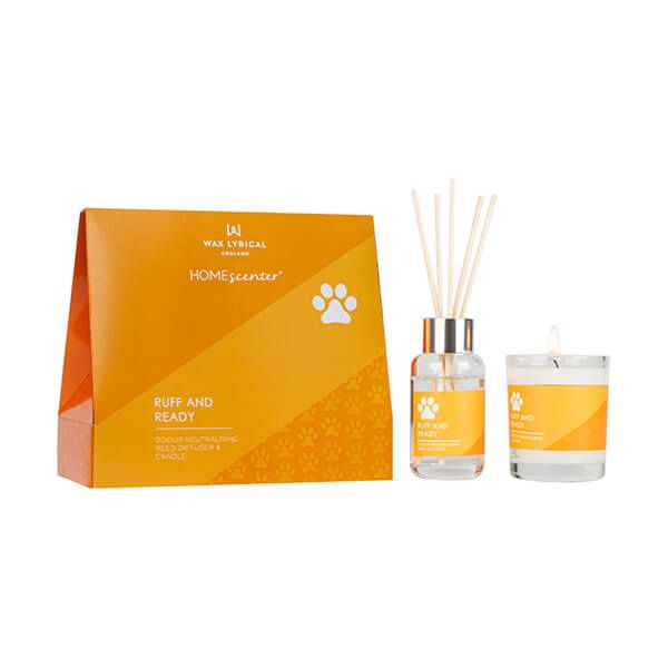 Wax Lyrical Homescenter Ruff & Ready Candle & Reed Diffuser Gift Set