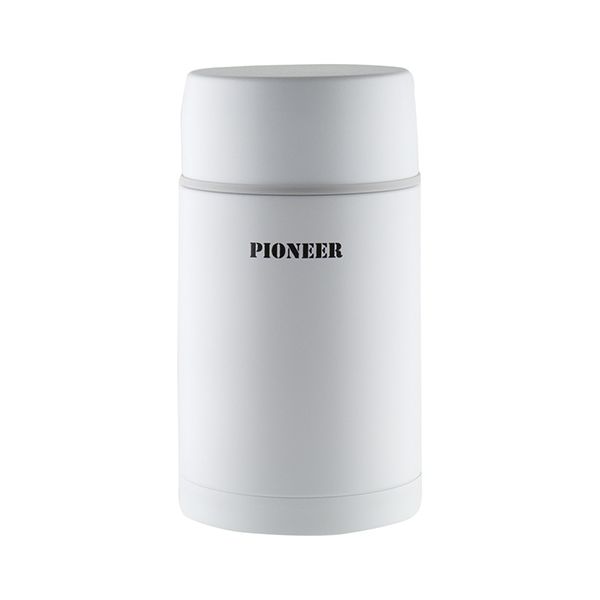 Pioneer Vacuum 1.0 Litre Stainless Steel White Soup Flask