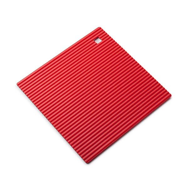Zeal Silicone Heat Resistant 18cm Trivet Mat Red