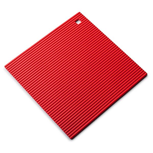 Zeal Silicone Heat Resistant 22cm Trivet Mat Red