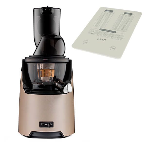 Kuvings EVO820 Evolution Cold Press Juicer Champagne Gold With Free Gift