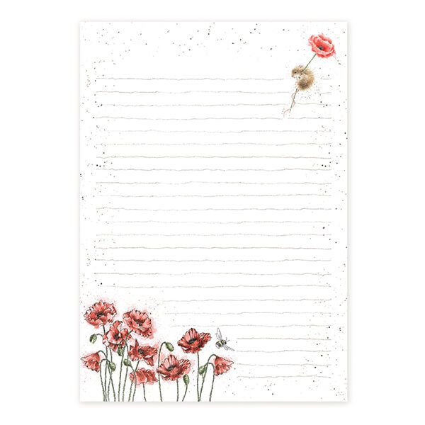 Wrendale Designs Mouse and Poppy Jotter Pad