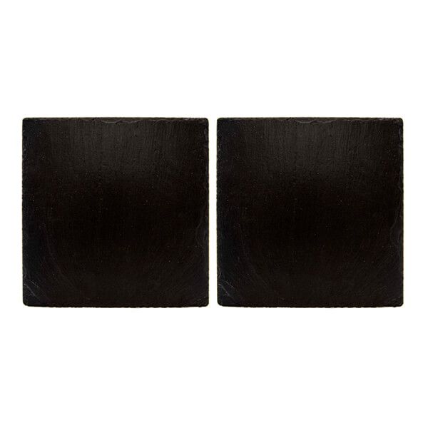 The Just Slate Company Set of 2 Square Slate Placemats