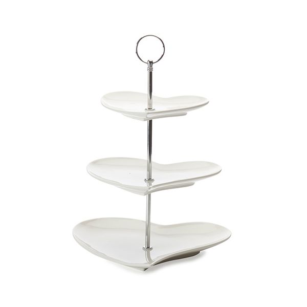 Maxwell & Williams Amore Hearts 3 Tier Cake Stand