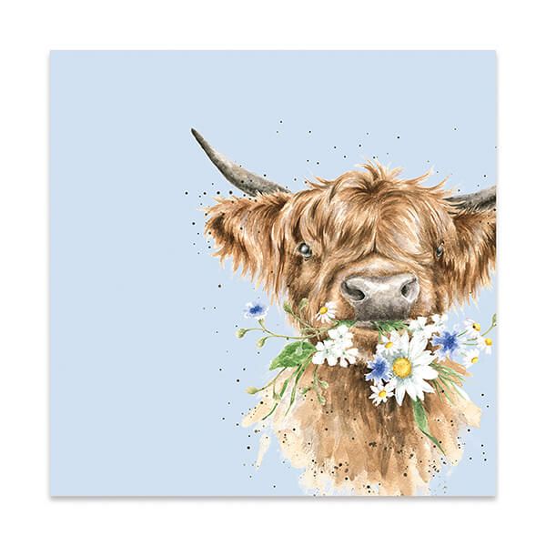 Wrendale Designs Pack Of 20 'Daisy Coo' Lunch Napkin