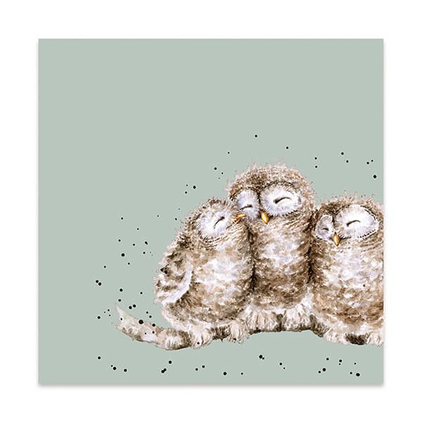 Wrendale Designs Pack Of 20 'Owl Together' Lunch Napkin