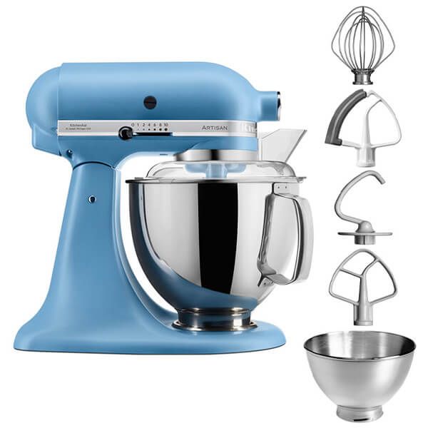 KitchenAid Velvet Blue Artisan 4.8L Stand Mixer
