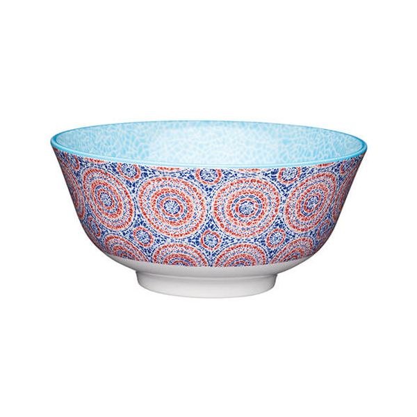 KitchenCraft Glazed Stoneware Bowl Mosaic