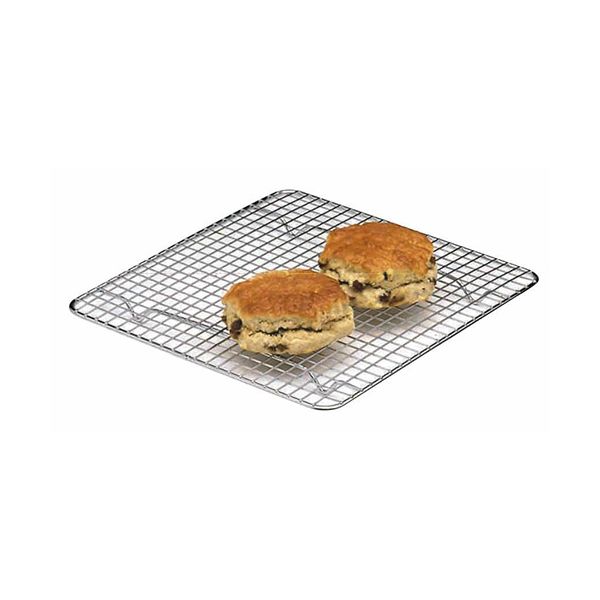KitchenCraft Chrome Plated Square Cake Cooling Tray