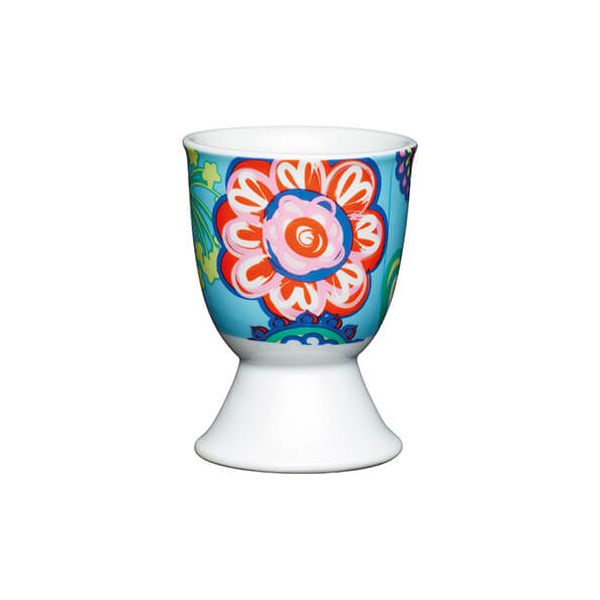KitchenCraft Bright Floral Porcelain Egg Cup