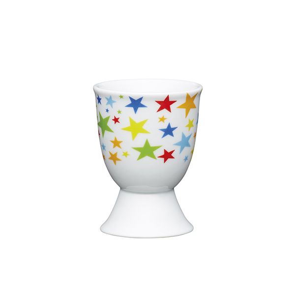KitchenCraft Bright Stars Porcelain Egg Cup
