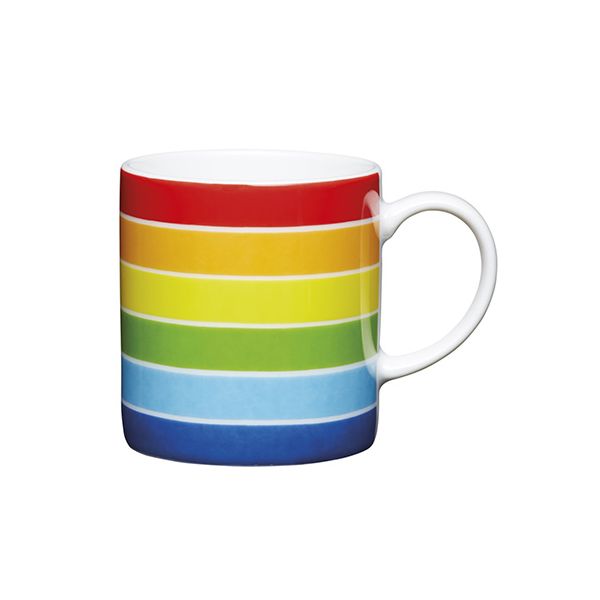 KitchenCraft Rainbow Porcelain Espresso Cup