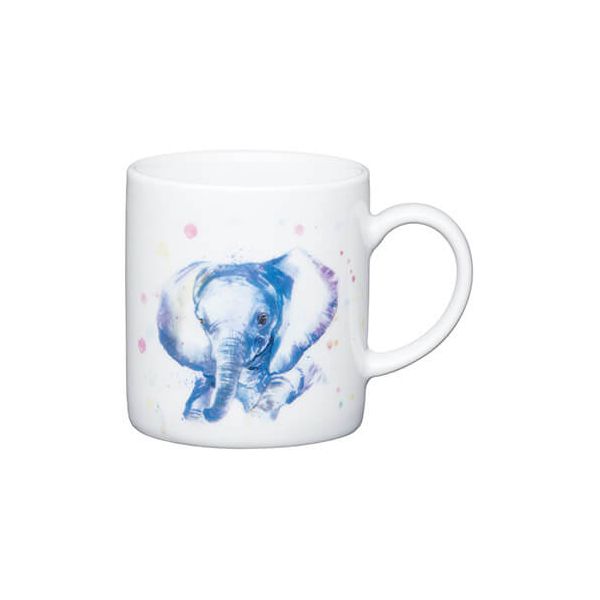 Kitchen Craft Elephant Porcelain Espresso Mug