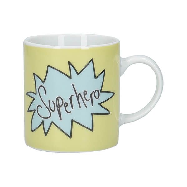 KitchenCraft Superhero Porcelain Espresso Cup